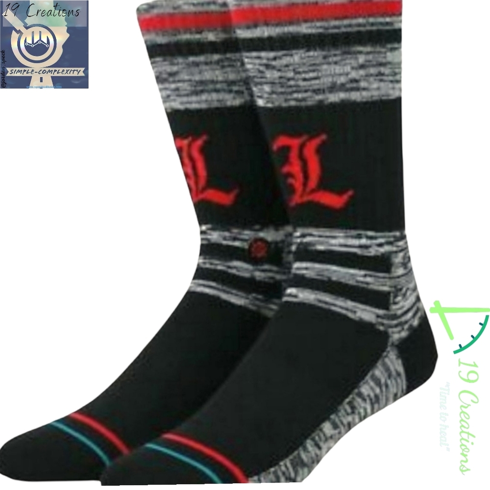 (NWT) Stance socks NCAA "Louisville"- Size Medium